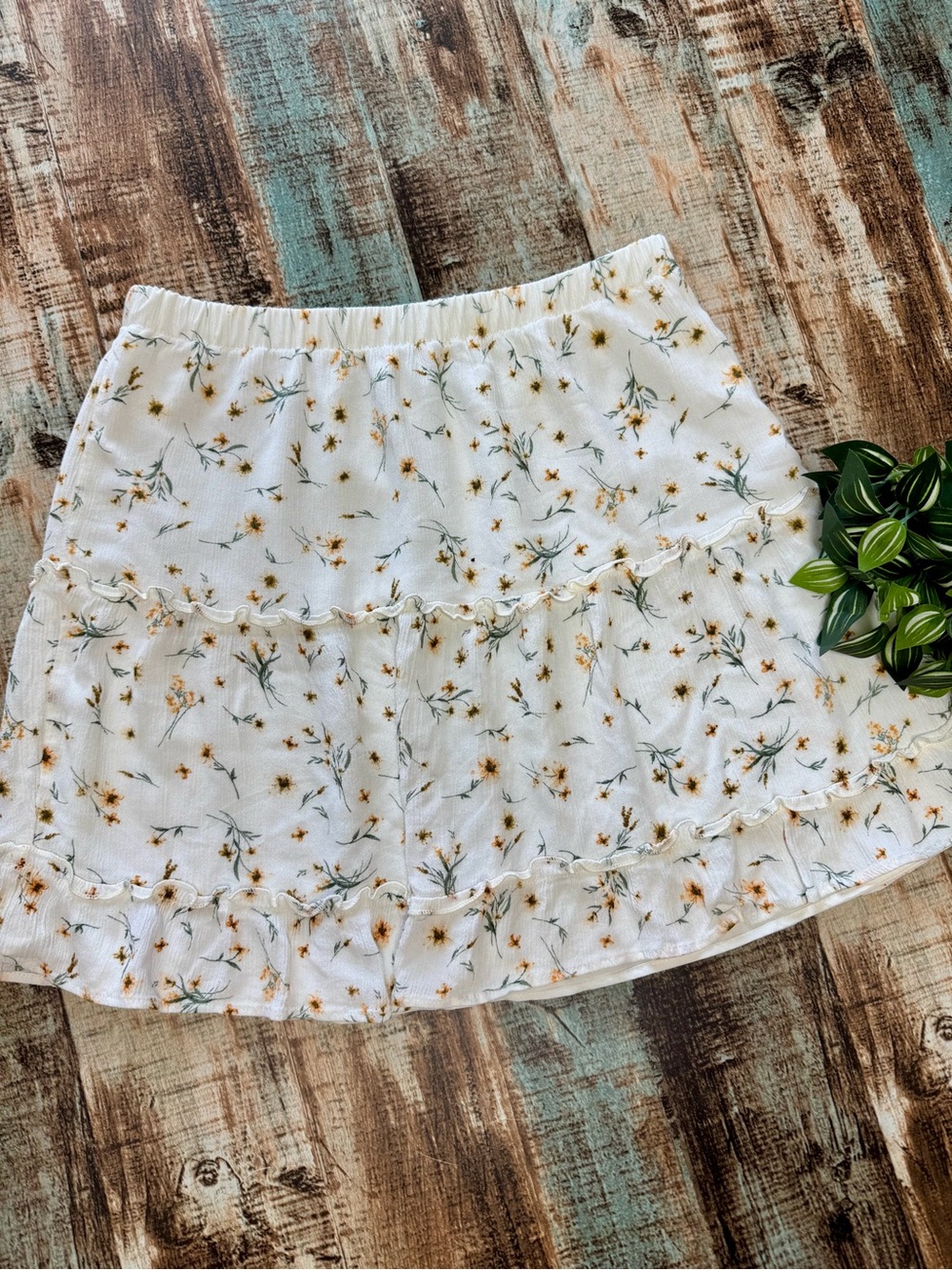 Women’s “Paper Crane” Floral Skirt | #H9